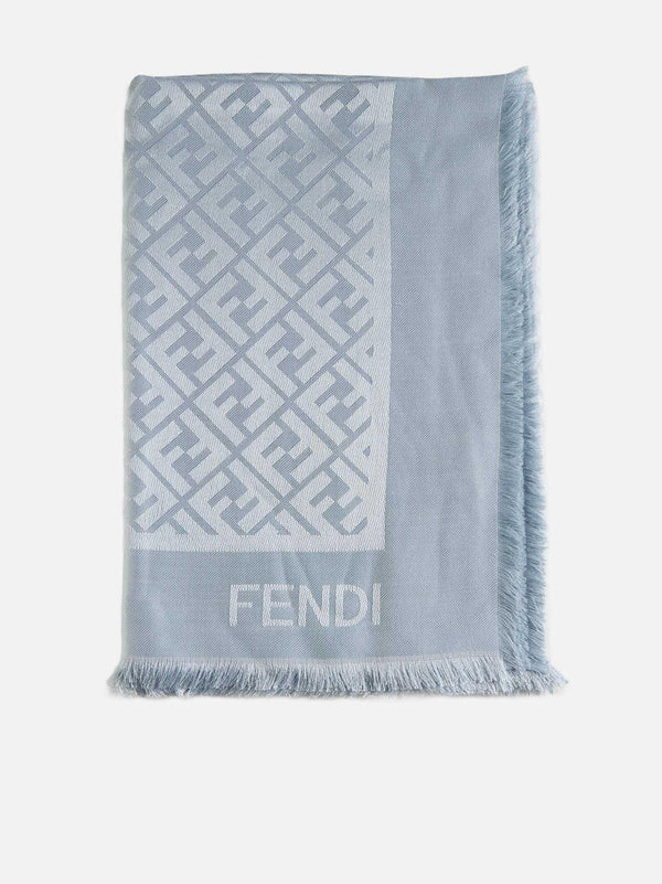 Fendi Ff Silk And Wool Shawl - Women