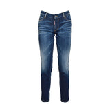 Dsquared2 Logo-patch Faded Slim-cut Jeans - Women