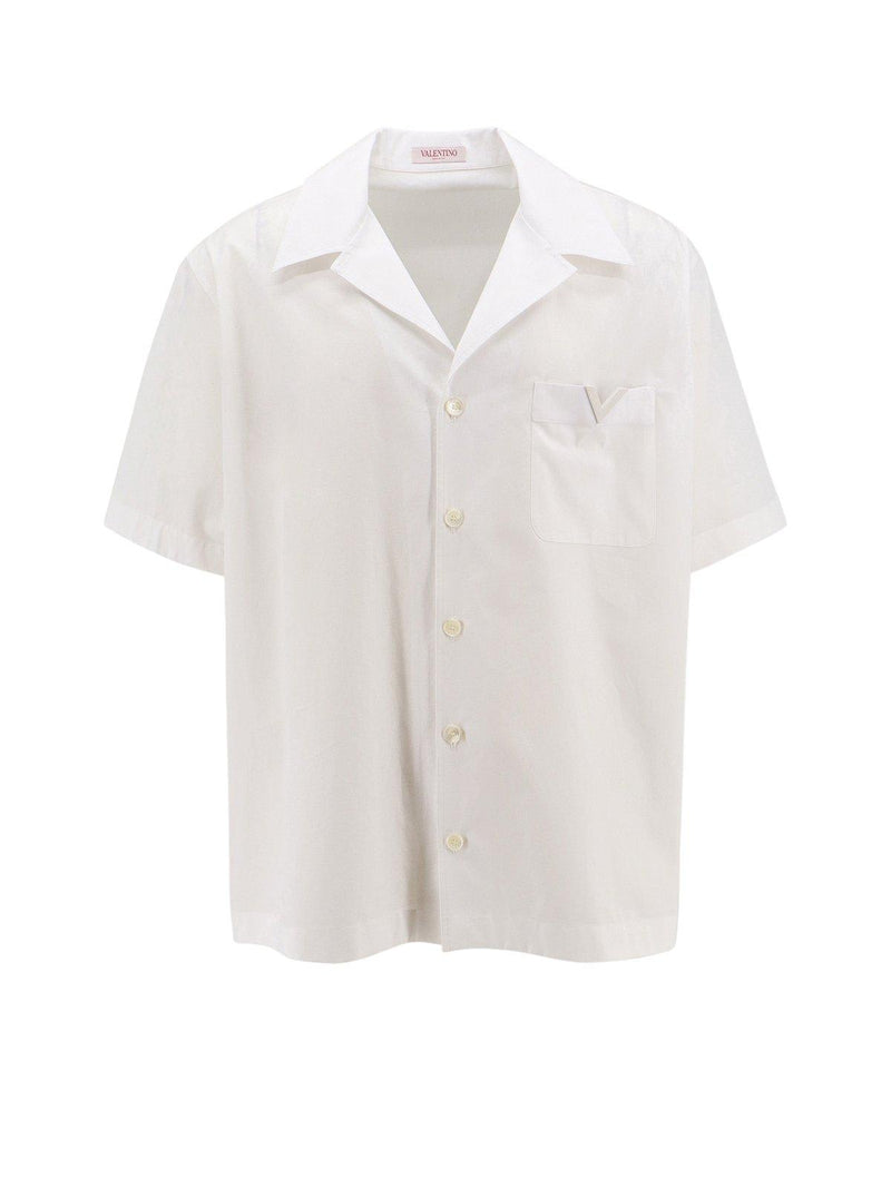 Valentino Logo Plaque Short-sleeved Shirt - Men