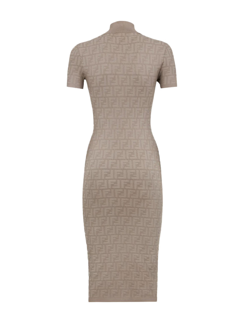 Fendi Dress Ff Viscose - Women