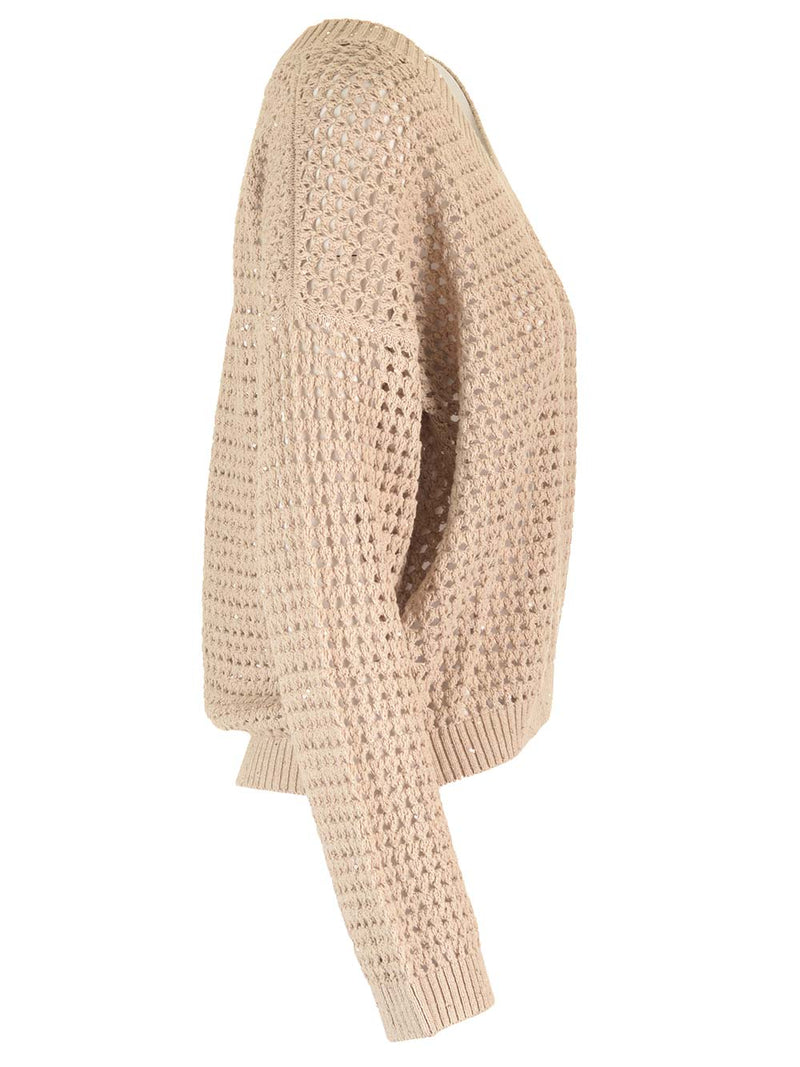 Brunello Cucinelli Mesh Knit Sweater - Women