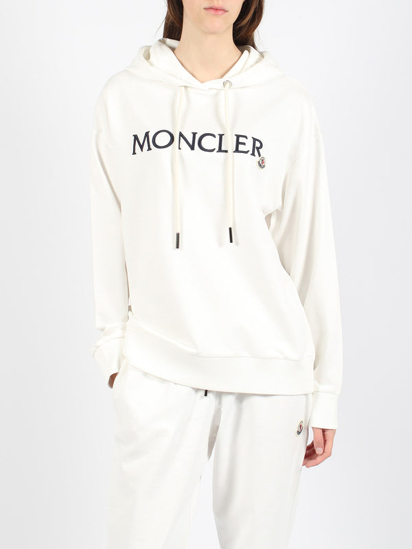 Moncler Embroidered Logo Hoodie - Women