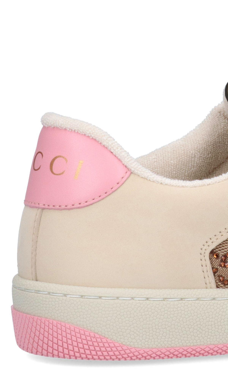 Gucci screener Sneakers With Crystals - Women