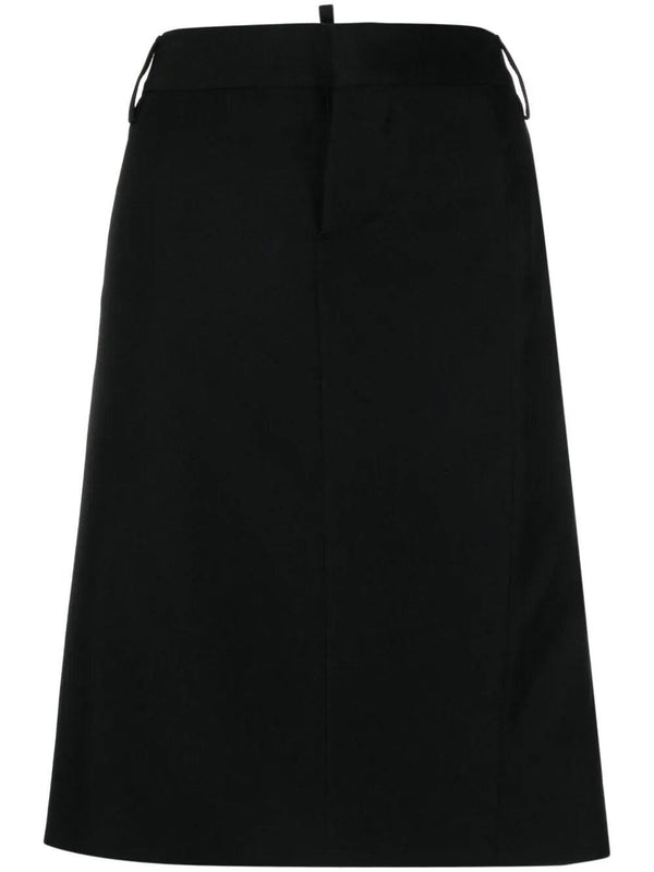 Dsquared2 Deana Side Open Back Skirt - Women - Piano Luigi