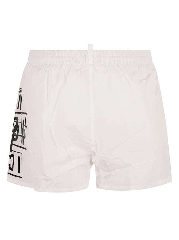 Dsquared2 Logo Detail Swimshorts - Men - Piano Luigi