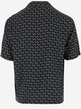 Palm Angels Banana Print Viscose Shirt - Men