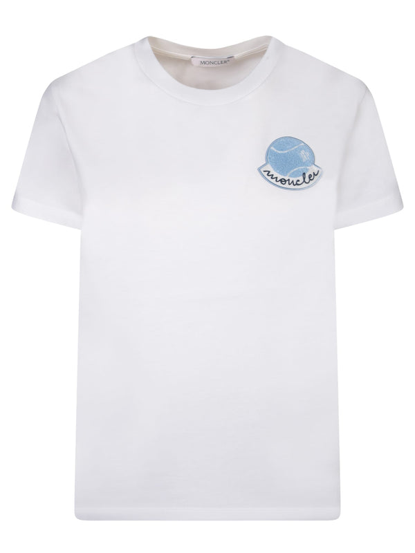 Moncler Roundneck Ivory T-shirt - Women