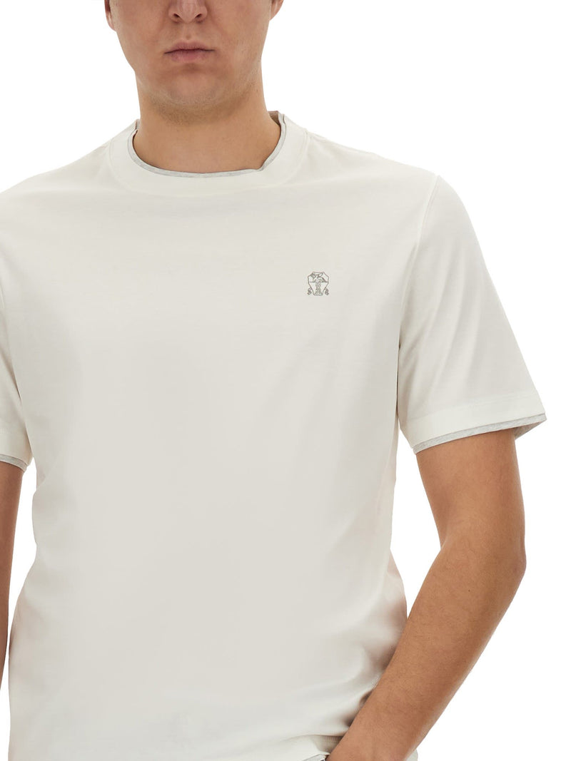 Brunello Cucinelli T-shirt With Logo - Men