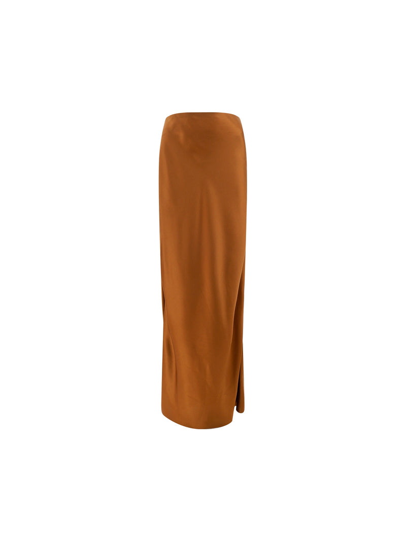 Saint Laurent Silk Skirt - Women