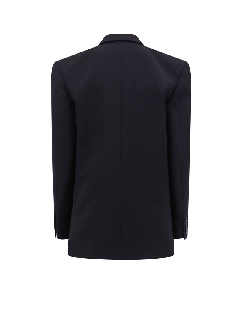 Saint Laurent Double-breasted Wool Blazer - Women