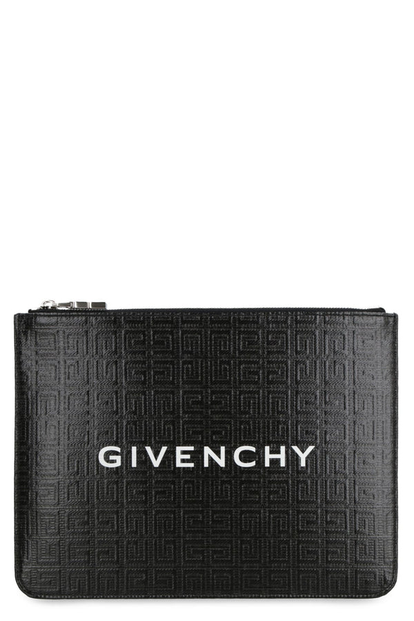 Givenchy 4g Coated Canvas Flat Pouch - Men