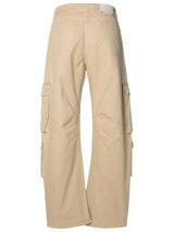 Golden Goose Beige Cotton Cargo Pants - Men