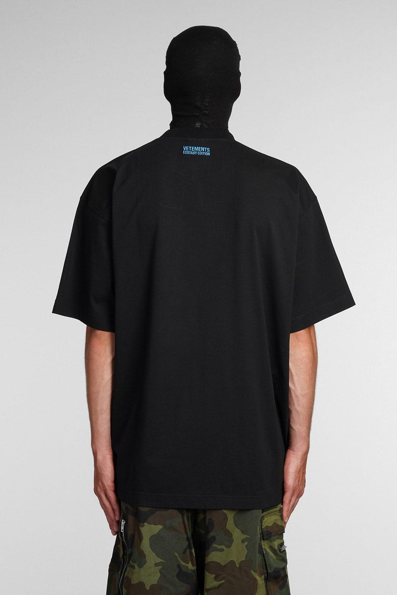 VETEMENTS T-shirt In Black Cotton - Men - Piano Luigi