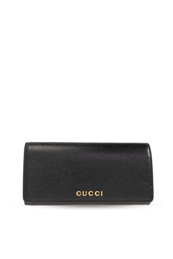 Gucci Logo Plaque Continental Wallet - Women