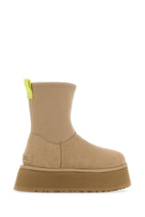 UGG Sand Suede And Fabric Classic Dipper Ankle Boots - Women