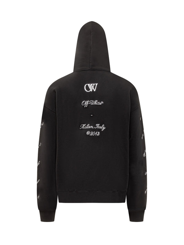 Off-White Zip Hoodie With Logo 23 - Men