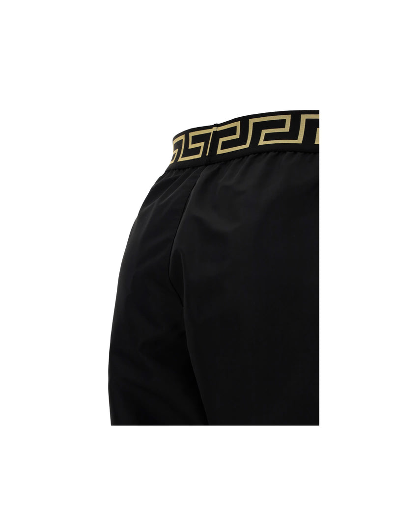 Versace Greca Printed Waistband Swim Shorts - Men