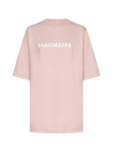 Balenciaga Logo Printed Oversized T-shirt - Women