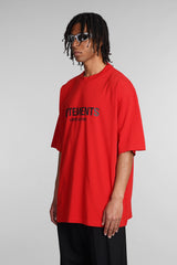 VETEMENTS T-shirt In Red Cotton - Men