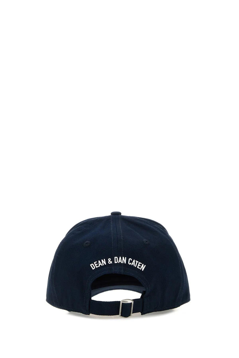 Dsquared2 Midnight Blue Cotton Mini Icon Baseball Cap - Men