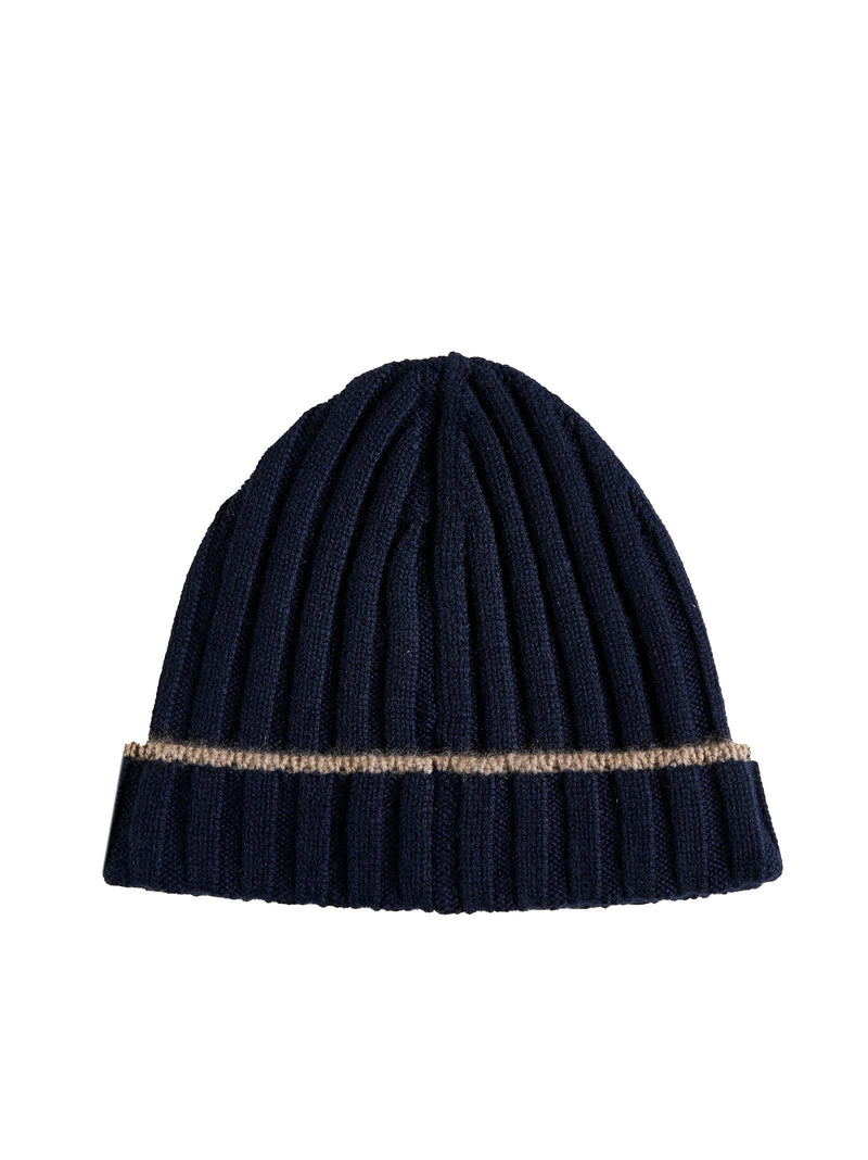 Brunello Cucinelli Contrast Line Beanie - Men