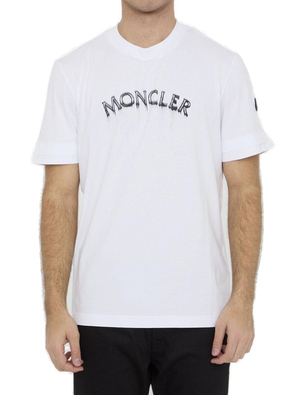 Moncler Logo Printed Crewneck T-shirt - Women