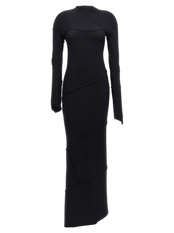 Balenciaga Spiral Knitted Dress - Women