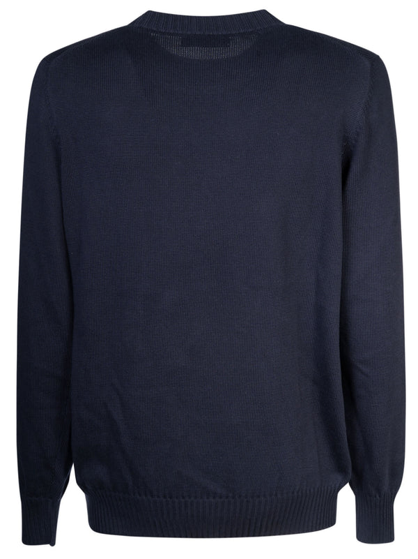 Brunello Cucinelli Rib Trim Knit Plain Sweatshirt - Men