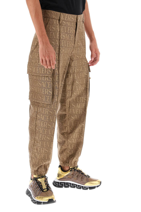 versace All Over Cargo Trousers - Men