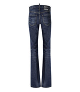 Dsquared2 Dark Pressed Wash Medium Waist Jennifer Jeans - Women