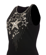 Balmain Embroidered Mini Dress Stars Motiv - Women