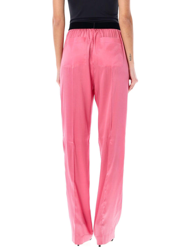 Tom Ford Silk Satin Pijama Pant - Women - Piano Luigi