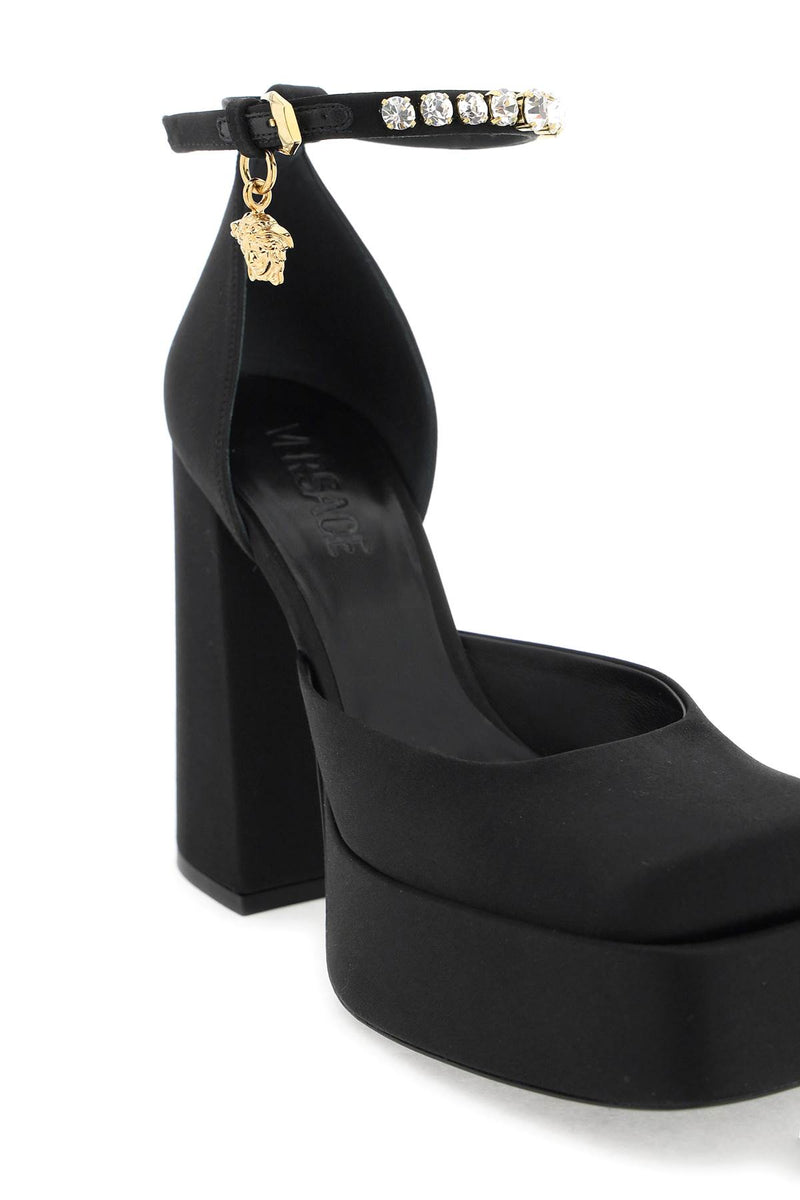 Versace Medusa Aevitas Single Platform Pumps - Women