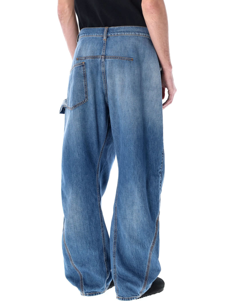 J.W. Anderson Twisted Workwear Denim Pants - Men