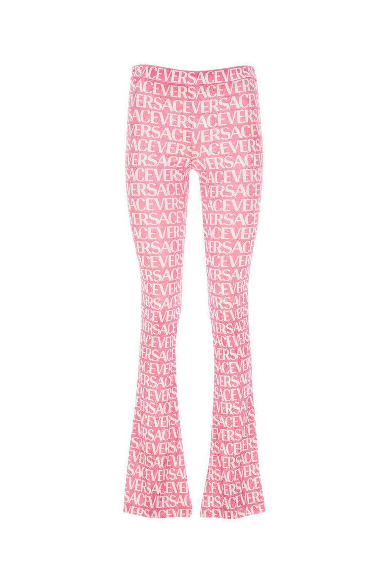 Versace Printed Velvet Pant - Women - Piano Luigi