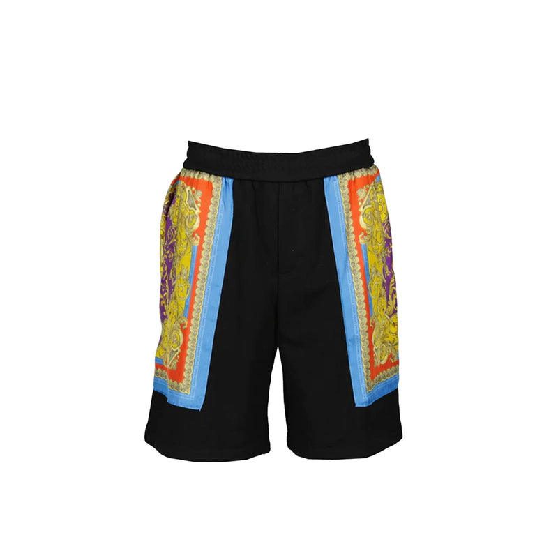 Versace Barocco Goddess Night Print Shorts - Men