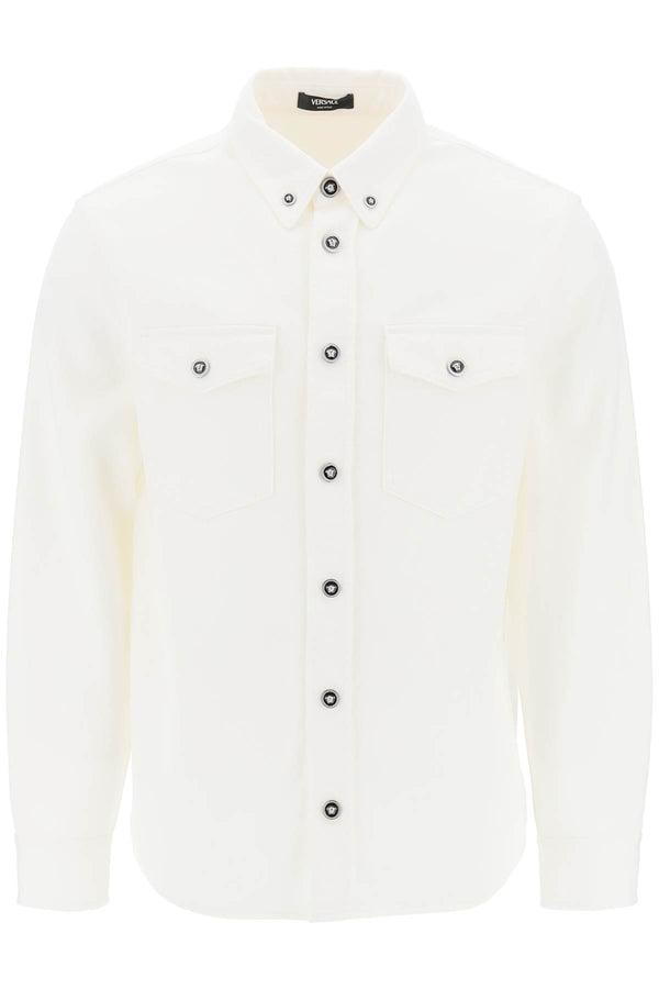 Versace Medusa Denim Overshirt - Men