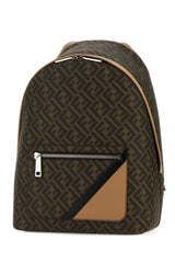 Fendi Multicolor Canvas And Leather Chiodo Diagonal Backpack - Men