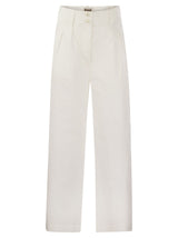 Woolrich Cotton Pleated Trousers - Women