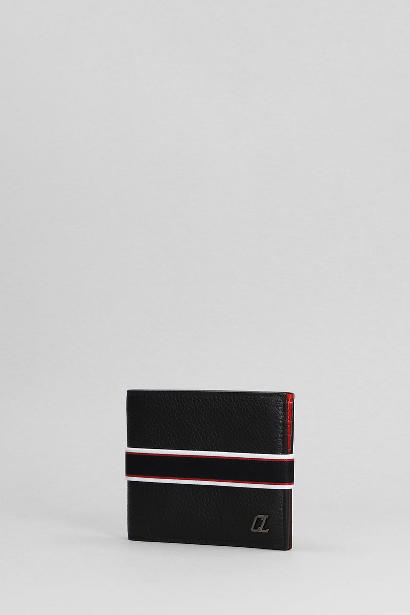 Christian Louboutin Fav Wallet In Black Leather - Men