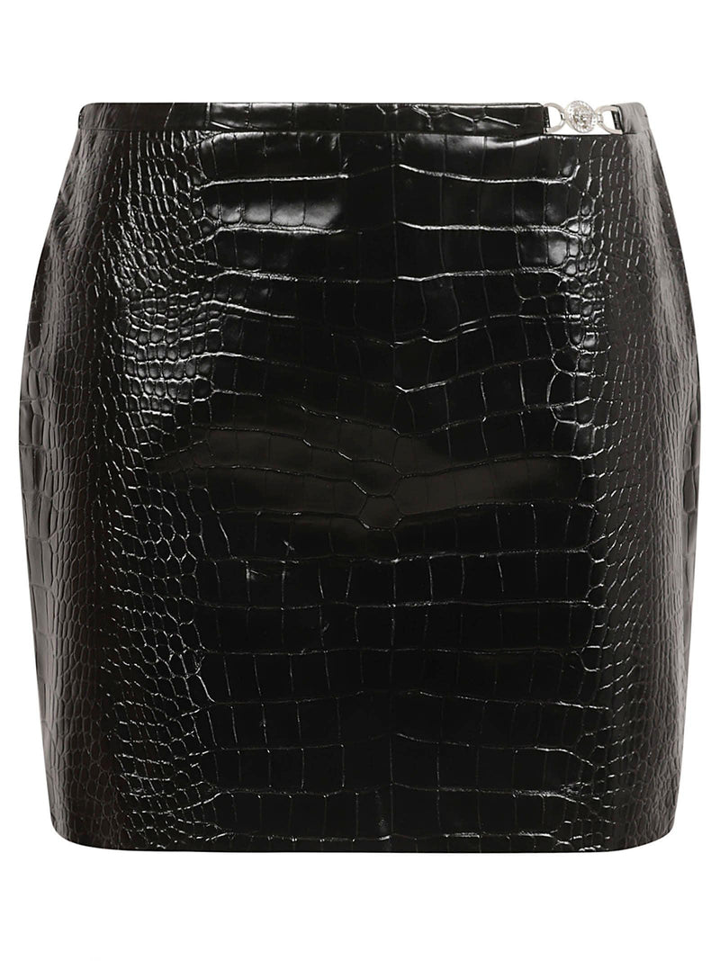 Versace Back Zip Skinned Skirt - Women - Piano Luigi