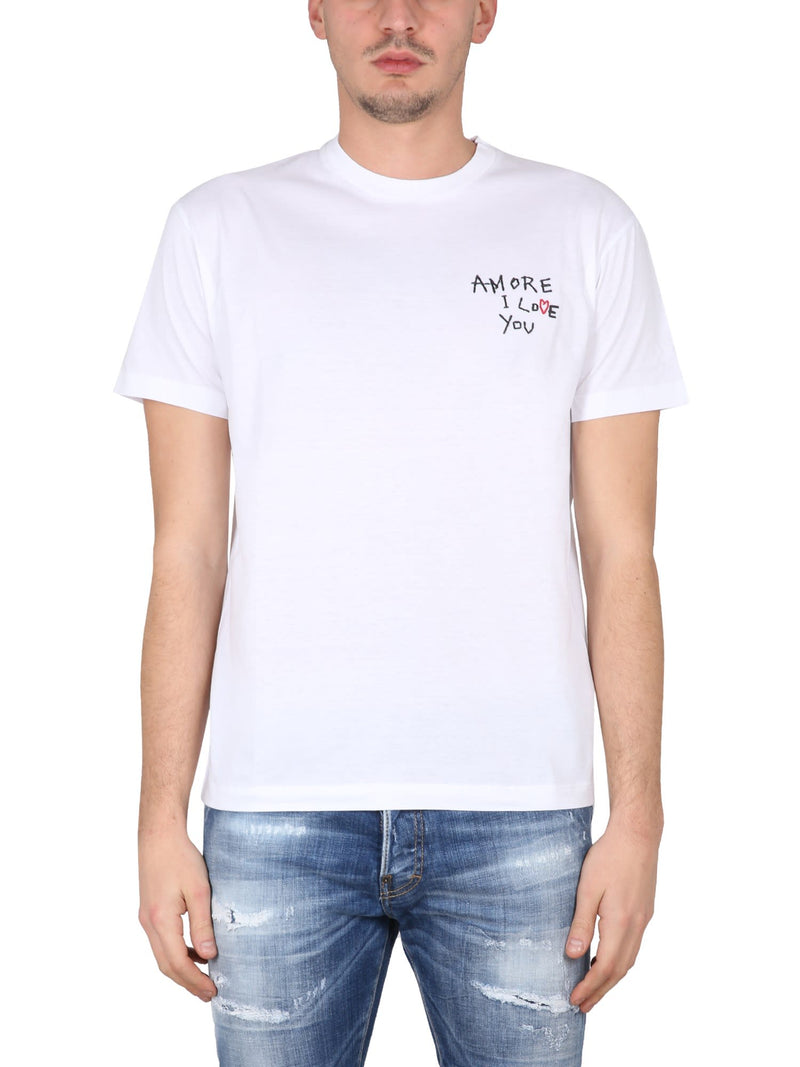 Dsquared2 White Cotton T-shirt - Men