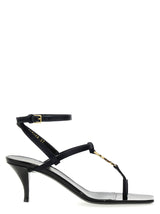 Saint Laurent Cassandra Satin Sandals - Women