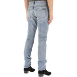 Saint Laurent Slim Cotton Denim Jeans - Men - Piano Luigi