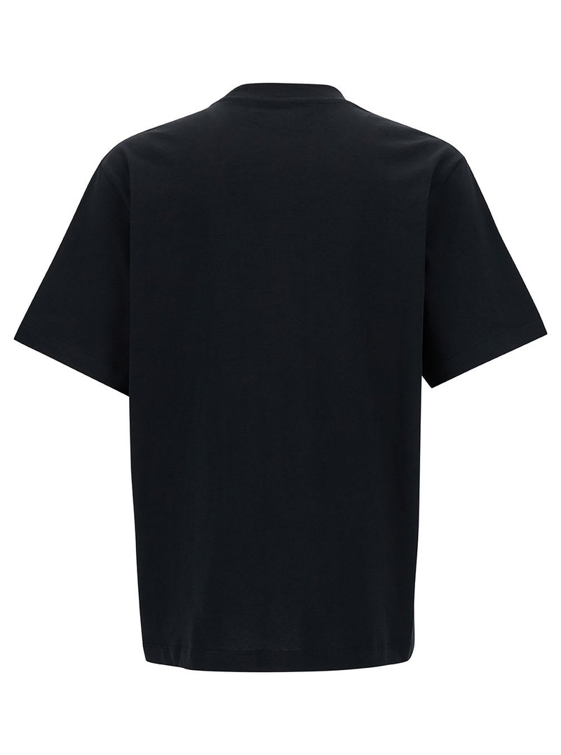 AMIRI Black T-shirt With Contrasting Logo Print In Cotton Man - Men