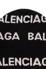 Balenciaga Logo Intarsia Beanie - Women