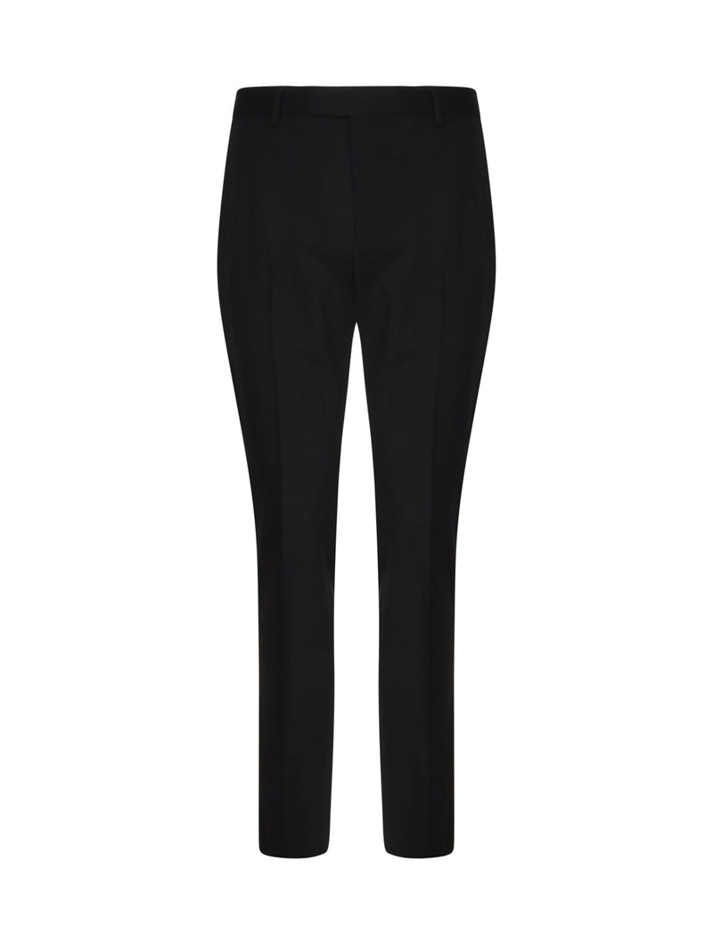 Saint Laurent Iconic Le Low-waisted Wool Tuxedo Trousers - Men