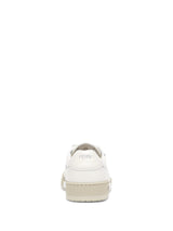 Fendi Low Top Sneaker In White Leather - Men