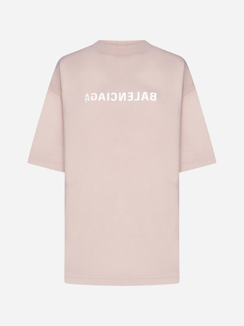 Balenciaga Logo Cotton T-shirt - Women