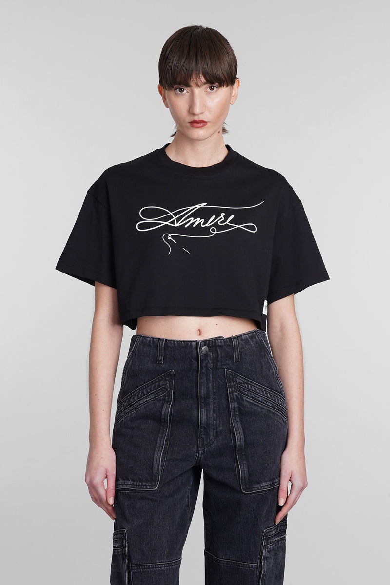 AMIRI T-shirt In Black Cotton - Women